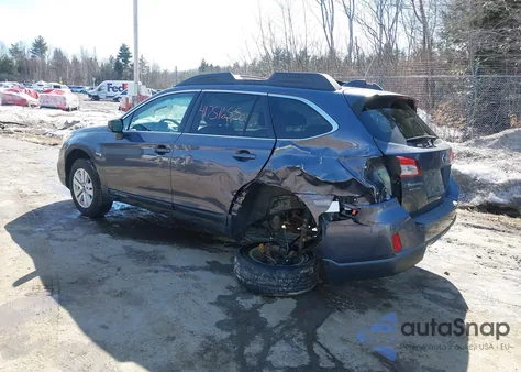 2017 Subaru Outback 2.5I Premium из США, поврежденный, VIN 4S4BSACC8H3210768